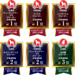 広島県ティーカッププードルブリーダー部門：お客様評価 第1位 中国地域プードルブリーダー部門：お客様評価 第1位 中国地域トイプードルブリーダー部門：お客様評価 第1位 広島県タイニープードルブリーダー部門：お客様評価 第2位 中国地域ティーカッププードルブリーダー部門：お客様評価 第2位 広島県全犬種ブリーダー部門：お客様評価 第3位